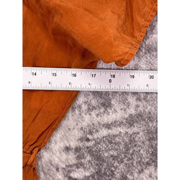 Anthropologie Jumpsuit Medium Womens Corey Lynn Calter Orange Cupro Wide Leg - Picture 4 of 9
